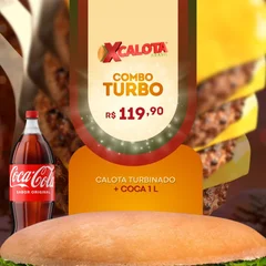 COMBO TURBO Calota Turbinado + Coca  1L