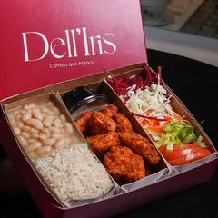 Chicken com salada - Franguinho Empanado na Panko