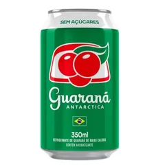Refrigerante Guaraná sem Açúcar Antarctica 350ml