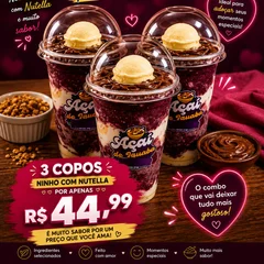 Combo Mix Ninho com Nutella