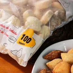 100 Salgados Congelados Sortidos
