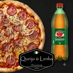  Barato do Dia Pizza + Guaraná Antartica de 1LT