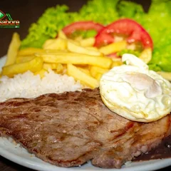 Bife de gado grelhado