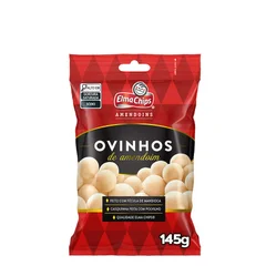 Amendoim Salgado Ovinhos de Amendoim  Elma Chips 145g