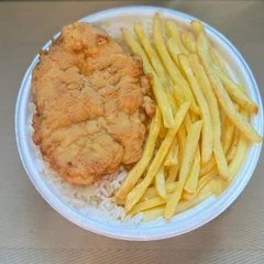 Frango Empanado & Fritas + R$ 18,99 leve outra marmitex