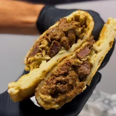 Filé com bacon 
