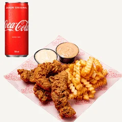 (LEVE 8 TIRAS PROMO) Combo 04 tiras de frango 