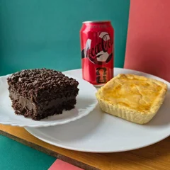 Combo 1 Empadão + refri 350ml + Sobremesa