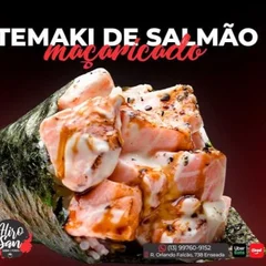 Temaki - Salmão Maçaricado 
