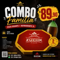 COMBO FAMÍLIA (gigante - 8 fatias)