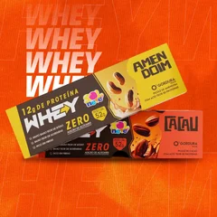 Picolé Whey  Cacau/Amendoim
