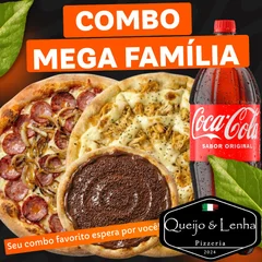 Combo Mega Família + Coca 2L