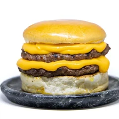 Hamburguer duplo e queijo cheddar