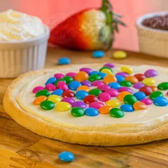 Esfiha Chocolate Branco com Confetes