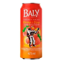 Energético Bally morango e pessego 473ml