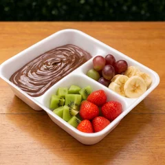 FONDUE DE CHOCOLATE + 4 FRUTAS GRÁTIS
