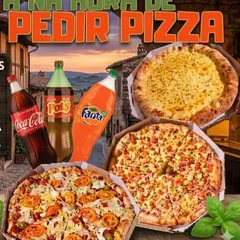 3 pizzas grande + Refrigerante (meio a meio)
