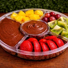 Fondue De Chocolate P Com Nutella  + 3 Opções Grátis