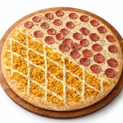 Pizzas da Casa | 2 Sabores - Tradicional 35cm | 8 Pedaços | 2 Sabores
