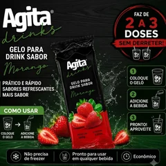 GELO SABOR MORANGO