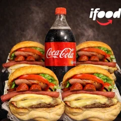 Combo Família 4 X-Tudo + Coca-Cola 2l