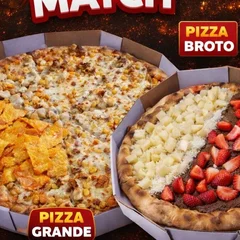 Pizza grande + pizza broto