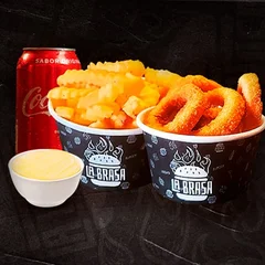 Combo 3: Onion + Batata + Molho + Refri