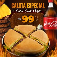 Combo Calota Especial + Coca-Cola 1L