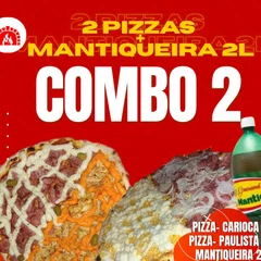 Combo 2: 2 pizzas (G) + 1 Mantiqueira 2L