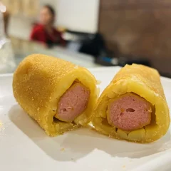 Enroladinho de Salsicha Frito