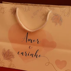 Sacola Presente  (Amor e Carinho)