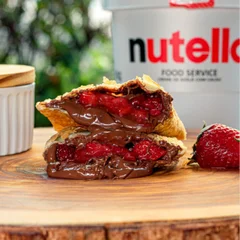 Nutella com morango 