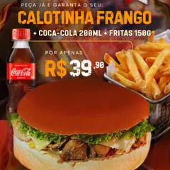 Calotinha Frango + Coca 200ML + Fritas 150G