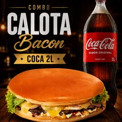 Calota Bacon + Coca-Cola 2L 