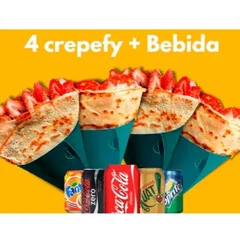 Combo: 4 Crepes + Coca Cola 310ml