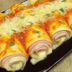 Panqueca de Presunto e Queijo 