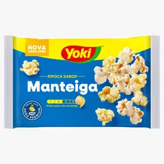Pipoca Para Micro-Ondas Manteiga Yoki Pacote 100g