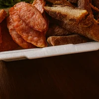 Churrasco (300g Boi, tulipa de frango e Porco) Só Proteína