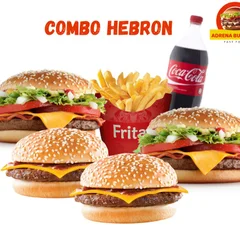 combo Hebron com2 texas +2 x burg+1 coca 1 lt+1 batata media 