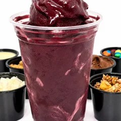 Copo de açaí 500ml + 2 complementos grátis 