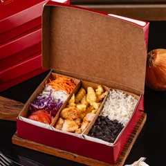 Frango temperadinho chapeado