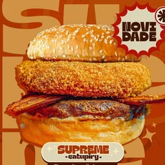 Burger Supreme com Catupiry Empanado