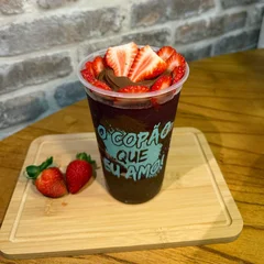 Mega Açaí Morangotella 300ml: Açaí + Morango + Nutella Grátis