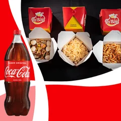 Combo - 3 Massas+ Coca-Cola 2 Litros