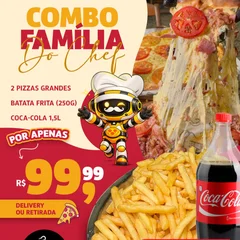 PROMOÇÃO: 2 PIZZAS + BATATA FRITA 250G + COCA 1,5 L 💥