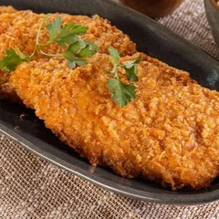 Filé de sobrecoxa empanado (M)