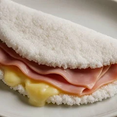 Tapioca Com Queijo e Presunto