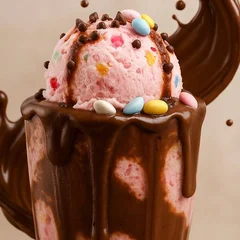 Milk-shake de tuttifrutti