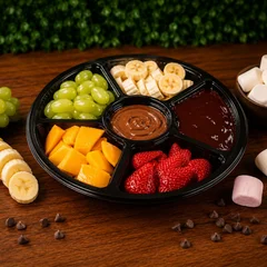 Fondue de Chocolate CASAL DE LUXO - GRÁTIS Nutella  + 4 Acompanhamentos Grátis!