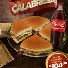 Calota Calabresa + COCA 1L